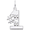#1 Mom Charm Silver - 10-6179