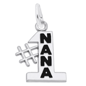 #1 Nana Charm - Sterling Silver - 10-1911-0-SS