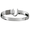 10mm Silver Caribbean Hook Bracelets W/wrap 7.5 - S1075