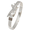 10mm Silver Shark Bite Hook Bracelets W/wraps 8.0  - S10SBH80