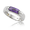 10x4 Bag Chkbd Amy Ring - 70409am-ss - Sterling Silver