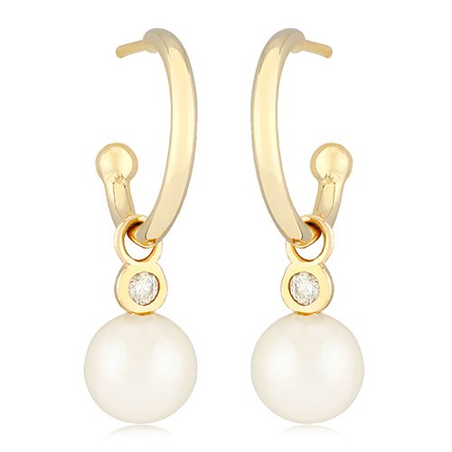 14K Gold 1.5 x 12mm Fwp Earrings - 03-606FP-D