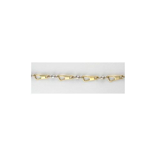 14k Gold # 12 Snap Swivel 8 Inch Bracelet - 565