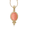 14K Gold 8 x 6 Coral Pendant