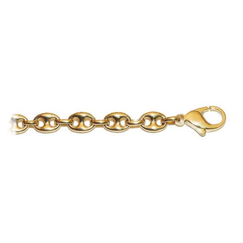 14k Gold Anchor Link 7 Inch Bracelet - 527