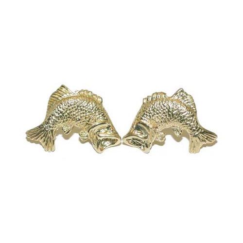 14k Gold Bass Earrings - 602