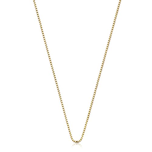 14K Gold Fine Dc Box Chain 18 Inch Necklace