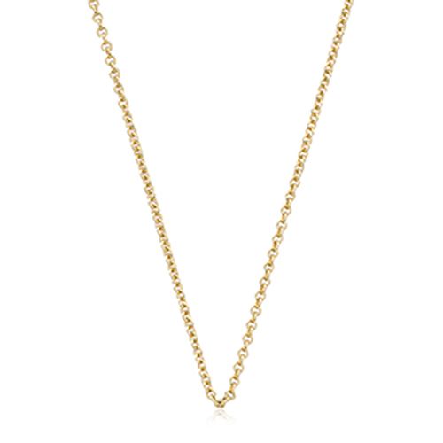 14K Gold Heavy Cable Chain 18 Inch Necklace