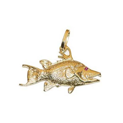 14k Gold Hogfish Pendant - 165
