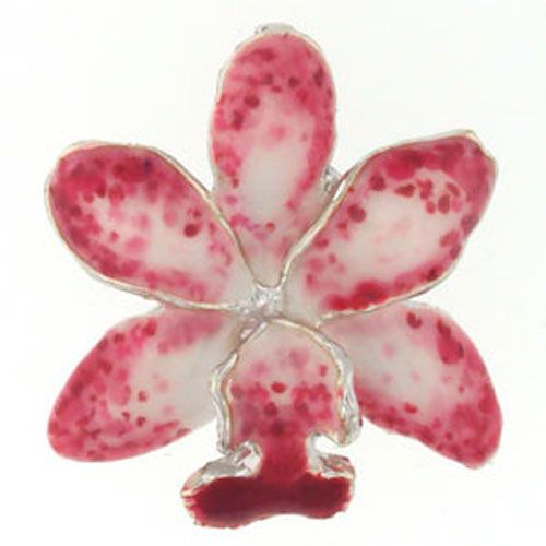 14k Gold Large Orchid Pendant - 373 E