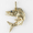 14k Gold Large Solid Kingfish Pendant - 236