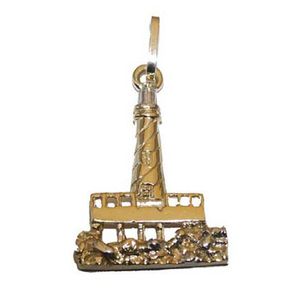 14k Gold Lighthouse Pendant - 308
