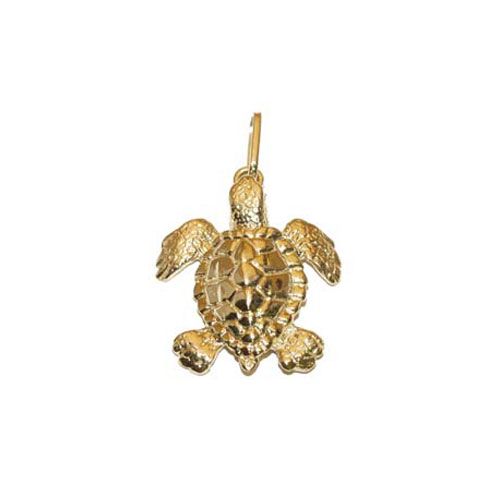 14k Gold Loggerhead Pendant - 142