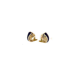 14k Gold Mahi Enamel Earrings - 612 E