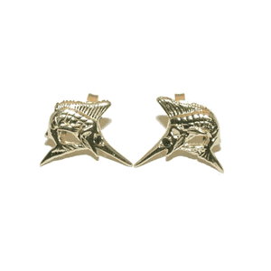 14k Gold Marlin Earrings - 608