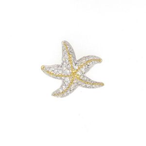 14k Gold Medium Caribbean Seastar Pendant - 407 D