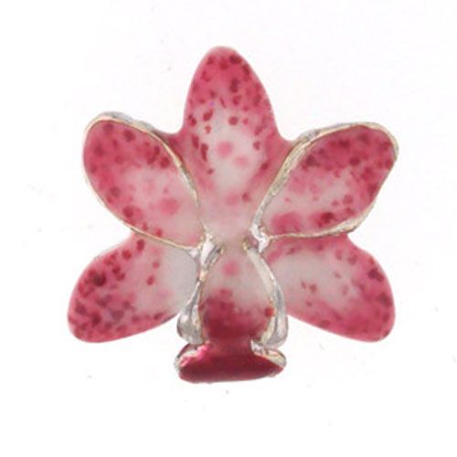 14k Gold Medium Orchid Pendant - 372 E