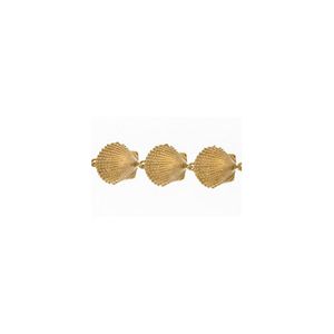 14k Gold Scallop Large 7 Inch Bracelet - 558