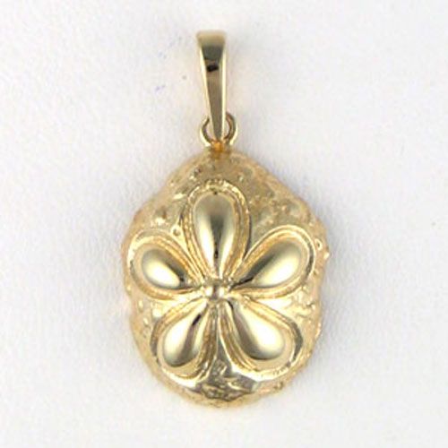 14k Gold Sea Biscuit Pendant - 270