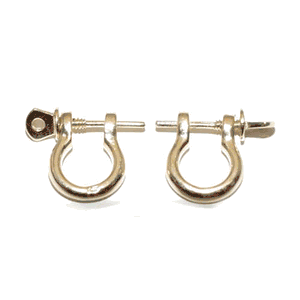 14k Gold Small Shackle (Pair) Earrings - 617