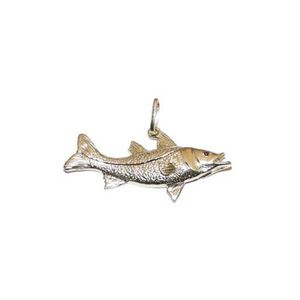 14k Gold Small Snook Pendant - 108