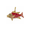 14k Gold Snapper with Enamel Pendant - 176 E