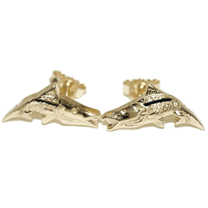 14k Gold Snook Earrings - 613