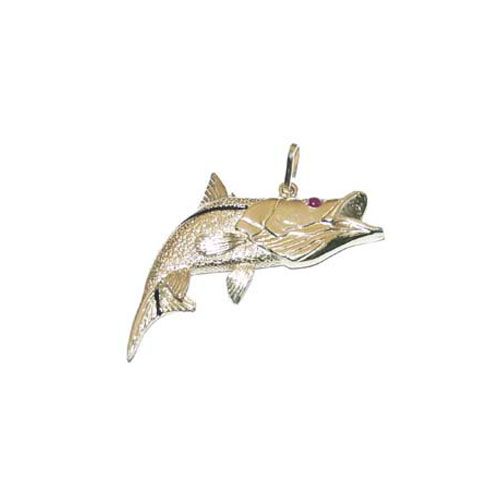 14k Gold Snook Pendant - 105