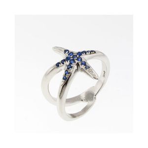 14k Gold Spider Star with Sapphires Ring - 729 S