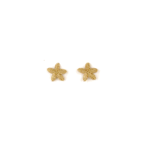 14k Gold Starfish Medium Earrings - 627