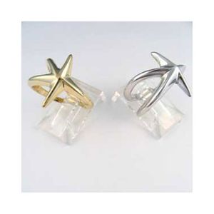 14k Gold Starfish Ring - 729
