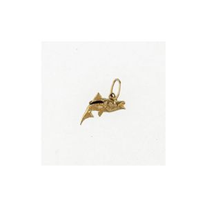 14k Gold Tiny Snook Pendant - 188