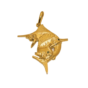 14k Gold Triple Grand Slam Pendant - 164