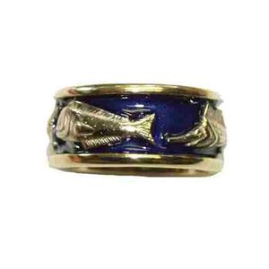 14k Gold Wedding Band Full Size 6-8 - 712 EL