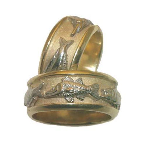 14k Gold Wedding Band Full Size 6-9 - 712 L