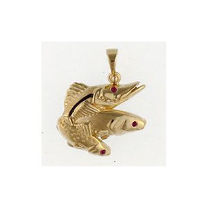 14k Gold West Coast Slam Small Pendant - 197
