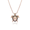 14K RG Koa Diamond Outline Turtle Pendant, Hawaiian Inspired  Pendant, STP-36053K