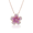 14K RG Ombre Plumeria Pendant, Hawaiian Inspired  Pendant, FPP-35701/PS