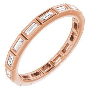 14K Rose 1/3 CTW Diamond Eternity Band   - 123624:60172:P