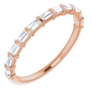 14K Rose 1/5 CTW Diamond Anniversary Band  - 123675:6060:P