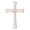 14K Rose 1/5 CTW Diamond Cross Pendant   - R42362:6003:P