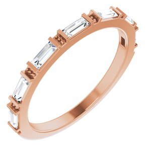 14K Rose 3/8 CTW Lab-Grown Diamond Anniversary Band - 124286:LG702:P
