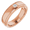 14K Rose 3 mm Round .10 CTW Men's Diamond Ring   - 123478:60002:P