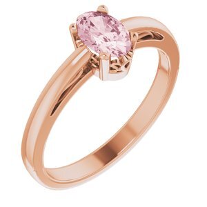 14K Rose Morganite Ring - 70531:128:P