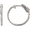 14K White 1/2 CTW Diamond Inside-Outside 19 mm Hoop Earrings - 650183:101:P