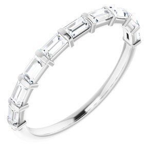 14K White 1/3 CTW Diamond Anniversary Band  - 123600:6065:P