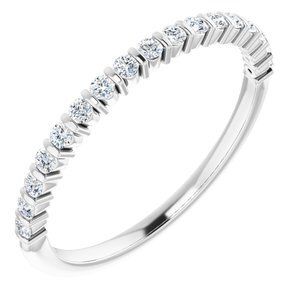 14K White 1/4 CTW Diamond Anniversary Band  - 123600:6013:P