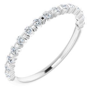 14K White 1/4 CTW Diamond Anniversary Band  - 123675:6013:P
