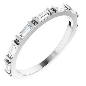 14K White 3/8 CTW Lab-Grown Diamond Anniversary Band - 124286:LG701:P