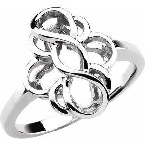 14K White Freeform Ring - 5291:14004:P